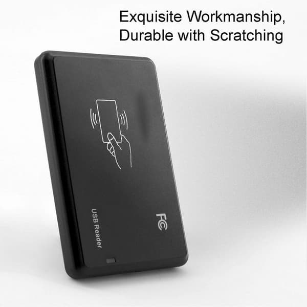 Høykvalitets Smart IC-kortleser adgangskontrollsystem USB-kortutsteder LED