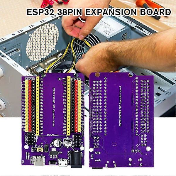 ESP32 Breakout Board Udvidelseskort til ESP32 38pin Modul Terminal Adapter