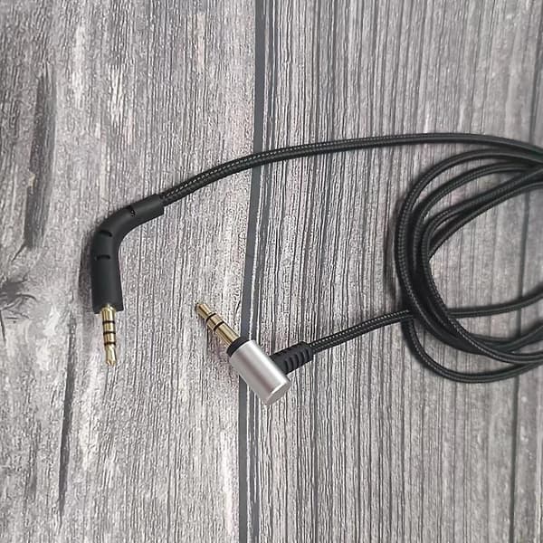 Audiokabel til Bowers P7 Headset - Udskiftningstilbehør - Sort