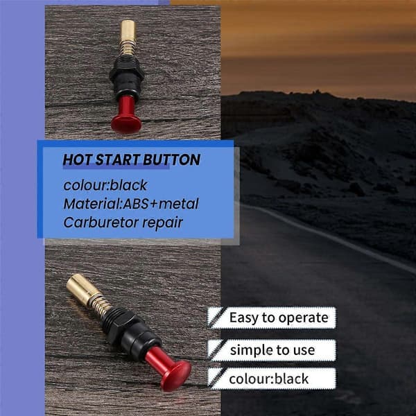 til KEIHIN FCR-MX Flat Slide Karburator/Hot Start Ventil/Hot-Start Knap