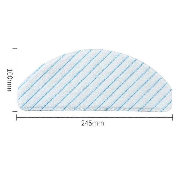50 st Moppdynor för Ecovacs Deebot OZMO T8 AIVI, T8 Max, T9 Power/Max T10 Robotdammsugare