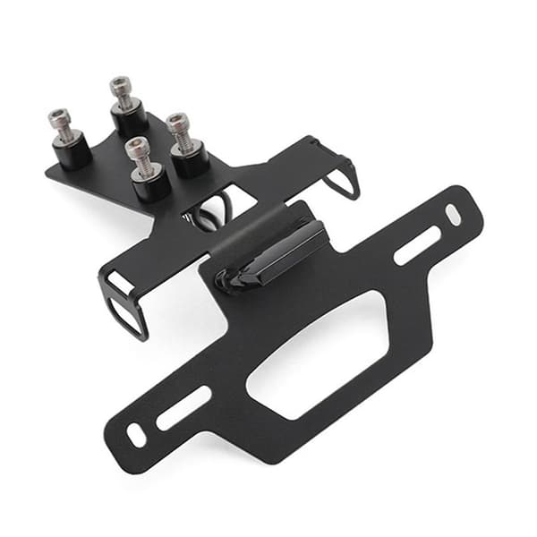 Nummerpladeholder til CBR500R CB500F 2019-2023 Motorcykel Tilbehør Bagageholder LED Lys Eli