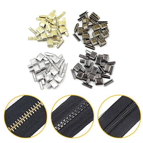 #5 Dragkedjor Reparationssatser För Dragkedja Byte Dragkedja Botten Dragkedja Stopper