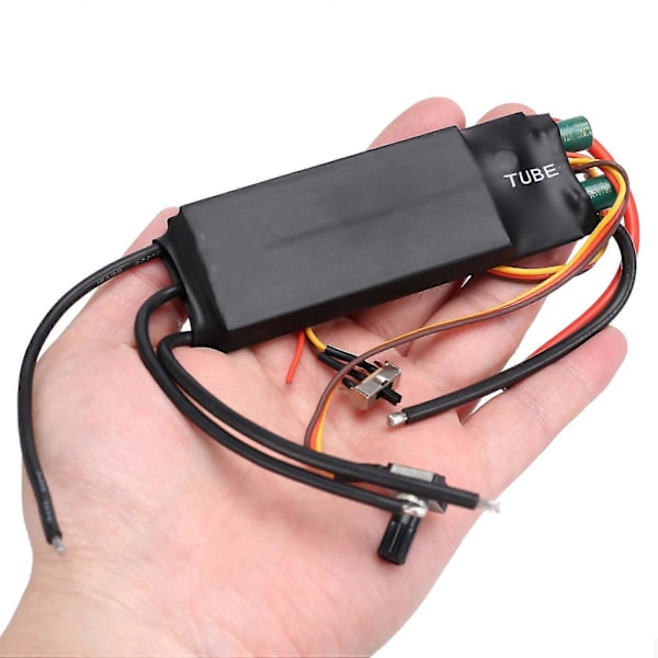DC6-24V 1000W BLDC 3-fasig DC-borstlös motordrivrutin Hallless DC-motordrivrutin Hastighetsregulator