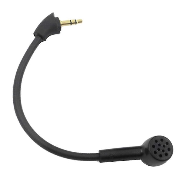 Udskiftningsspillemikrofon 3,5 mm mikrofon til HyperX Cloud Mix gamingheadset hovedtelefoner Svanehalsmikrofon