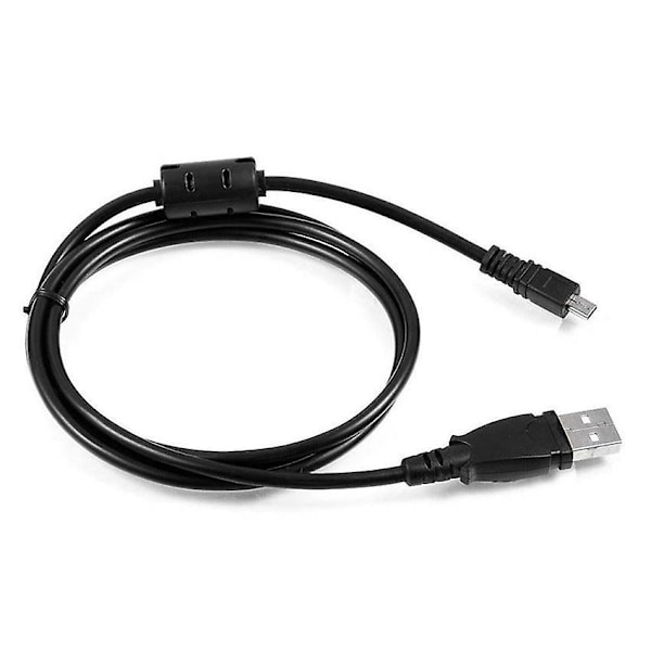 USB-kabel för dataöverföring och laddning för Nikon D5300 / D3300 kamera, svart