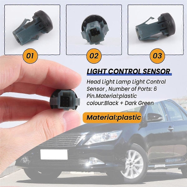 Automatisk Ljuskontroll Sensor Ersättning 89121-50020 Passar Toyota Camry Corola Lexus