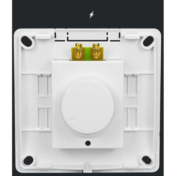 Takfläktkontroll - 220V 10A väggströmbrytare för 15-300W dimmer - Typ 86