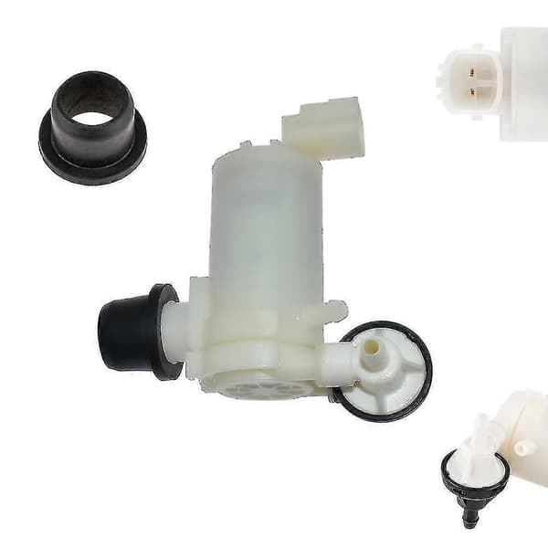 Front Bakrute Vindusspylerpumpe For Mazda 2 Hatchback 2007-2015 Doble Utløp