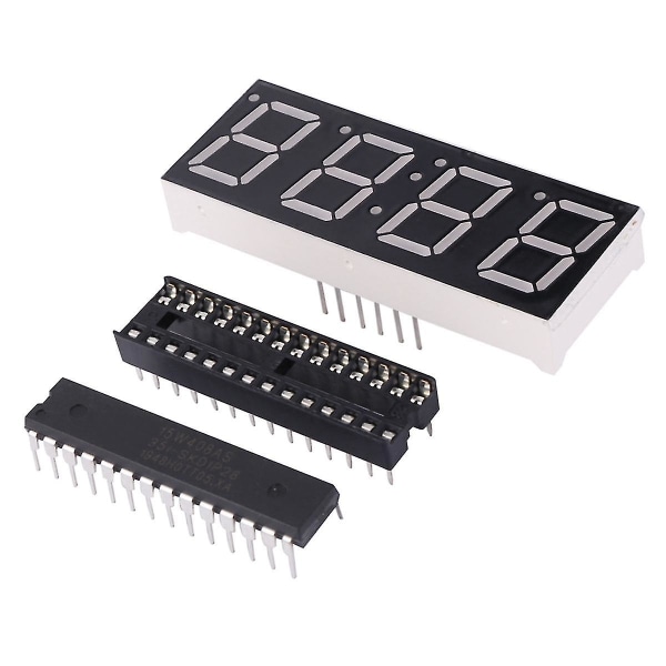 Gör-det-själv roterande elektronisk klocka Kit Elektronisk krets Basic Experimental Kit LED Display Väckarklocka