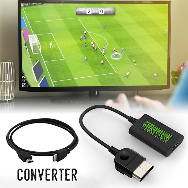 HDTV-konverter for Xbox HD-koblingskabel Plug and Play for 480i/480p/720p/1080i utgang