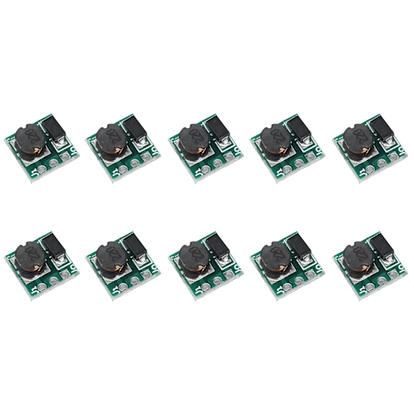 10 st Dcdc Boost Converter Modul 1.5v 1.8v 2.5v 3v 3.3v 3.7v 4.2v Till 5v Booster Board T64
