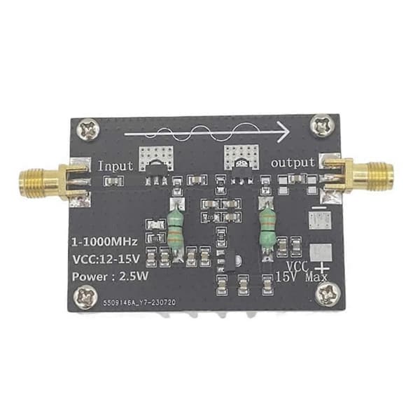 RF Effektforstærker 1-1000MHz/2.5W HF VHF UHF FM Frekvensmodulations Effektforstærker Modul