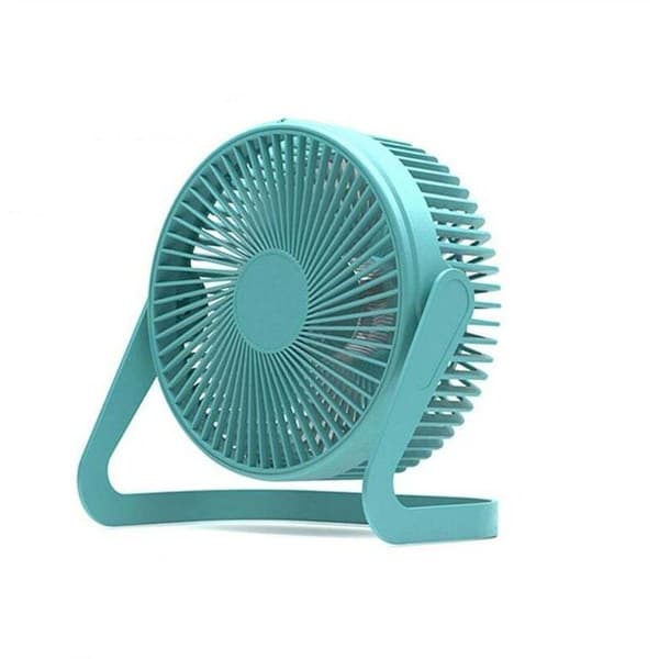 12,7 cm (5 tommer) miniature USB-bordventilator, støjsvag mini elektrisk ventilator, grøn
