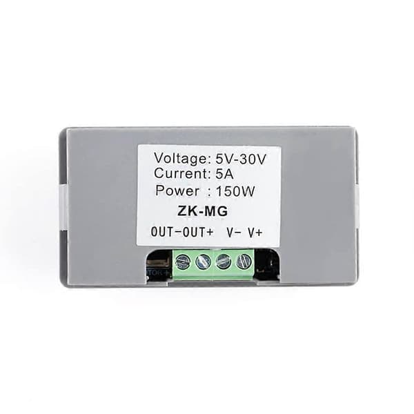 2 stk. ZK-MG PWM Motor Driver DC 5V 12V 24V Motorhastighetskontroller Justerbar Hastighetsregulator Digital
