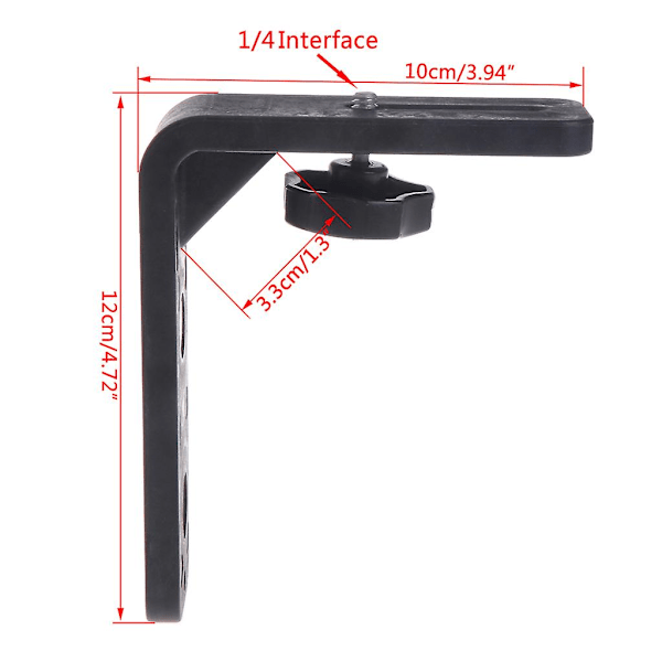1/4 \" Laserniveau Universal L-beslag Super Stærkt Jernmagnet Adsorption Stativ