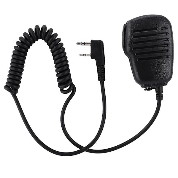 Baofeng UV5R 888S Kenwood TYT Mini PTT-høyttalermikrofon - 2-pin Walkie Talkie-tilbehør