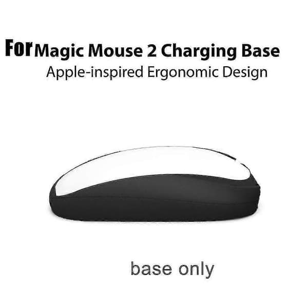 Opladningsstation til Magic Mouse 2 Apple Inspireret Ergonomisk Design