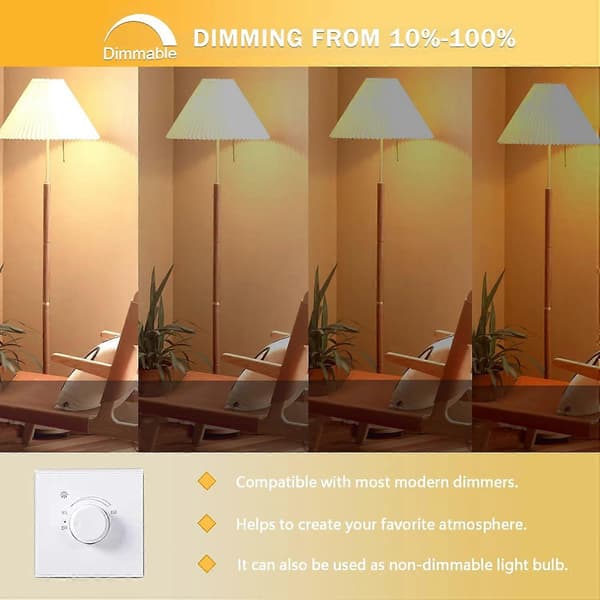 R7S LED 78mm Dimbar 20W Erstatning for 200W Halogen, Varmhvit 2000K 2-pakning
