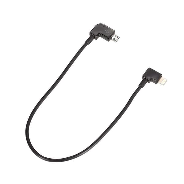 Micro USB till Lightning Fjärrkontroll Surfplatta Telefon Data Konverterare Överföringskabel för Android iOS DJI Spark Mavic Pro