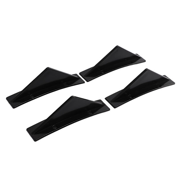 4 stk. Bagagerumsdiffusor ABS Buet Glans Sort Spoiler Hajfin Universal til Bil