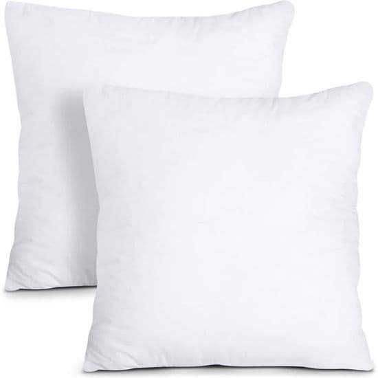 Sengetøy Putefyll 45 x 45 cm (sett med 2), Putetrekk, Innerputer, Putefyll (Hvit) YYV