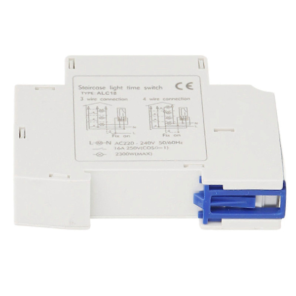 Högkvalitativ ALC18 Timer Switch DIN-skena Korridor Timer Switch Timer 220-240...