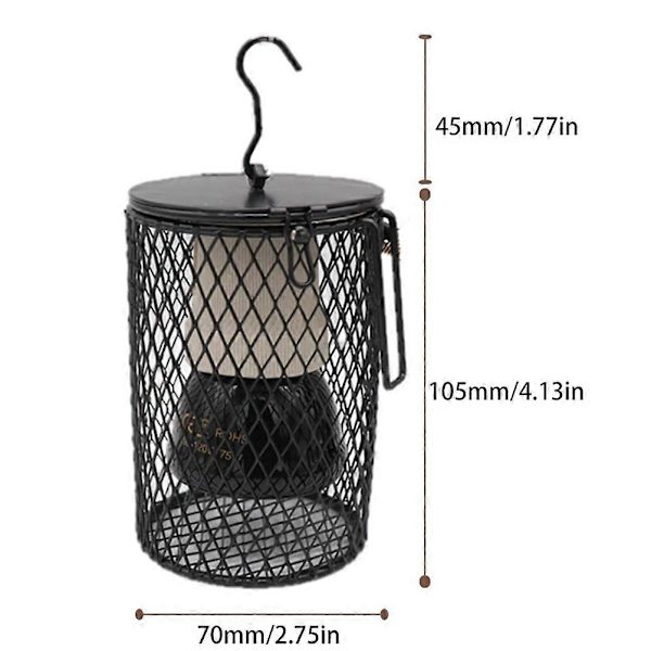Värmelampa 50W Infraröd Keramisk Lampskärm Värmelampa för Sköldpaddor Papegojor Ödlor Fågel Vintervärmare Tillbehör