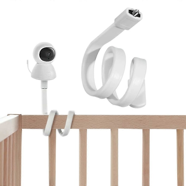 Babymonitorstativ for babymonitorkamera, 1/4 gjenget hull, universelt, fleksibelt babymonitorfeste uten boring, kompatibelt med Philips Avent Motorola