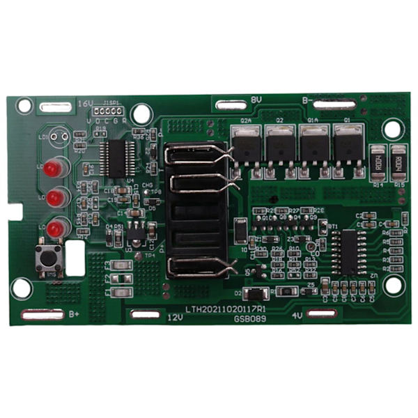 4511396 Li-ion Batteri Laddningsskydd Kretskort PCB Kretskort För EINHELL POWER X-CHANGE 18V 20V Litium