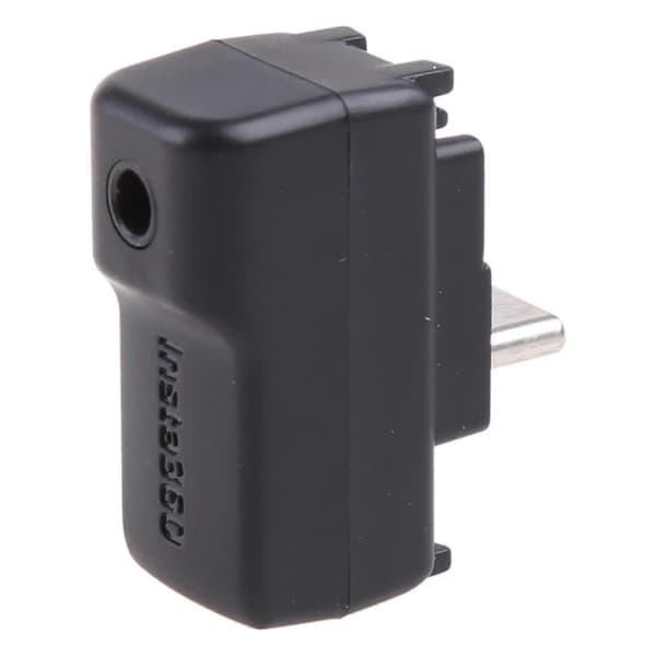 Dubbel Mikrofonadapter för Insta-360 ONE-X2 Externa Mikrofoner USB-C Port
