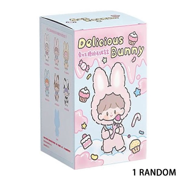 Finding Unicorn zZoton Delicious Bunny Series Blind Box - Vinyl Plush Dolls Slumpmässigt Blind Box