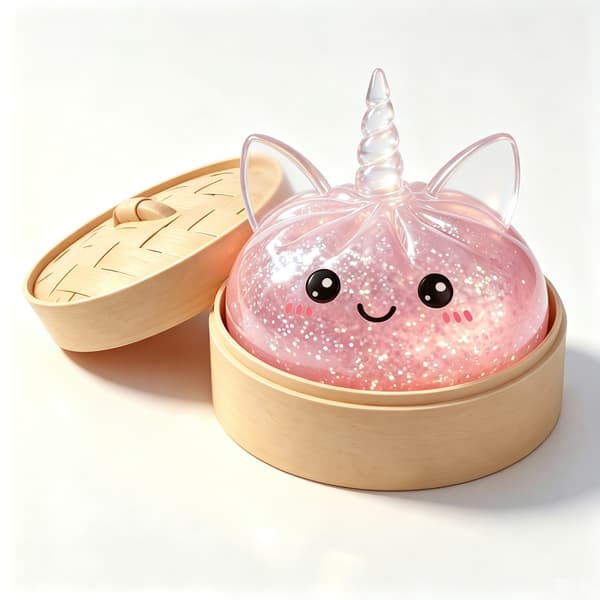 Alkuperäinen Mystery Dumpling Galaxy Edition Viral Squishy B - Yksisarvispulli - Satunnainen väri