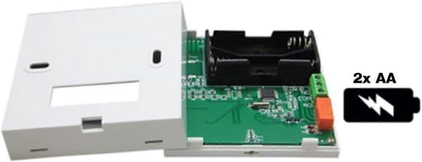 Digital varmetermostat 2-leder tilkobling med programmering for 6 arbeidsdager og 2 helgeperioder