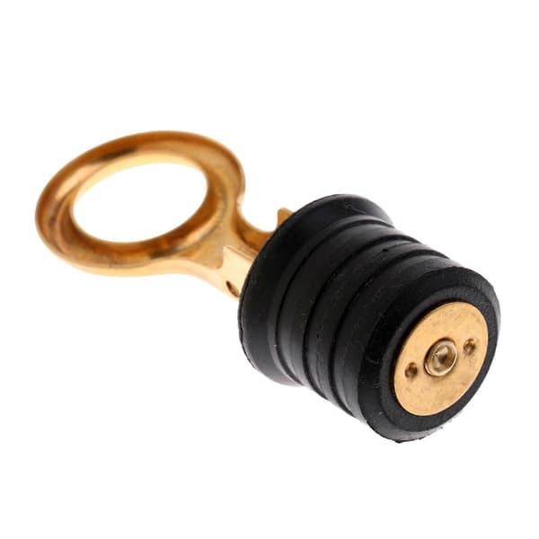 30mm Messing Gummi Marine Båt Dreneringsplugg Tilbehør