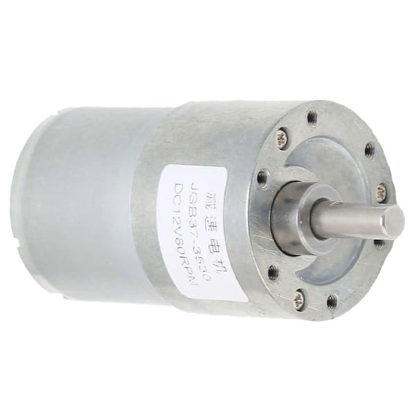 Högkvalitativ JGB37-3530 DC-reduktionsmotor DC12V 80RPM
