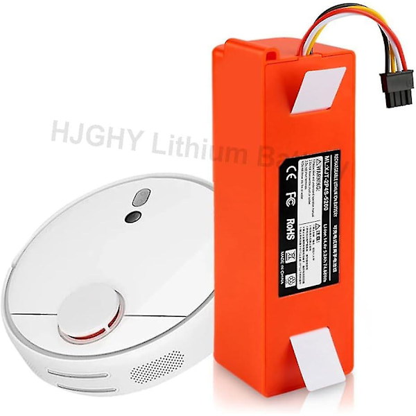14,4v robotdammsugare ersättningsbatteri 14,4v li-ion-batteri dammsugare sopbatteri tillbehör