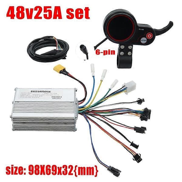 48V 25A Elektrisk Scooter Controller Dashboard Kit med TF-100 Display Scooter til Elektriske Scooter Dele