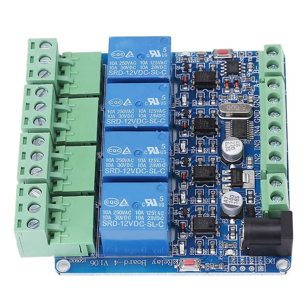 1 stk. STM8S103F3 4-kanals relémodul