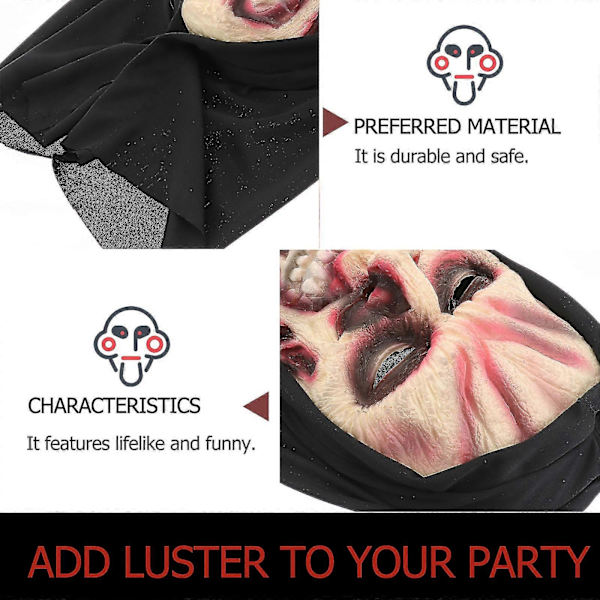 Prom Tiara Halloween Huvudbonad Zombie Maskerad Halloween Cosplay Rekvisita Kammare Trick Mask Bar Dekoration