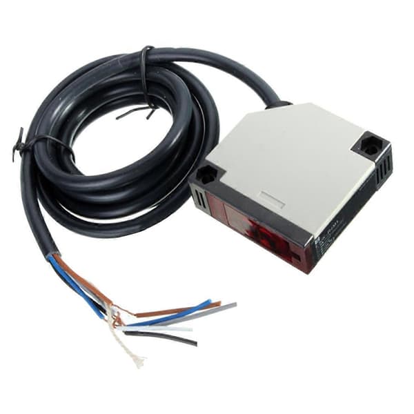 Spekulær Refleksjon Fotoelektrisk DC12-24V 3A E3JK-R4M1 Sensorbryter m/Skruer
