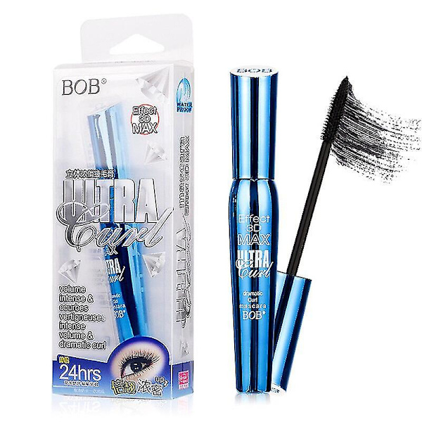 Bob 3D-kuituripset Ripsiväri Meikki Ink Gel Luonnolliset Kuituvettäkestävä Pidentävä Kihartava