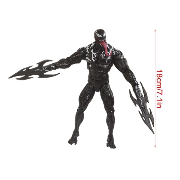 Hasbro Legends Series Venom 6-tuuman kokoelmahahmo Venom-lelu, ensiluokkainen muotoilu ja 5 lisävarustetta