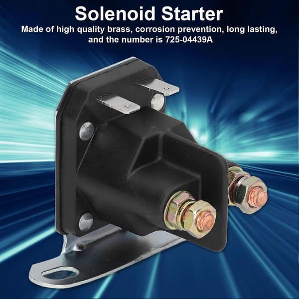 Højkvalitets 725-04439A 12V Solenoid Starter, Solenoidventil