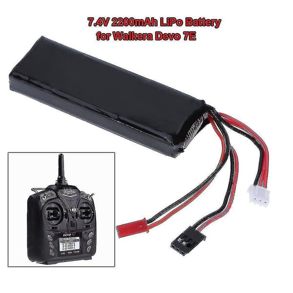 7.4v 2200mah Lipo-akku 2s Walkera Devo 7e RC-lähettimelle