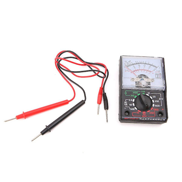 Analog multimeter 1000v AC/DC för AC/DC spänning och strömresistans 250mA