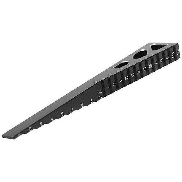 RC Modellbil Metall Åkhöjd Droop Mätare Justeringslinjal Mätverktyg för 1/8 1/10 1/12 RC Bil