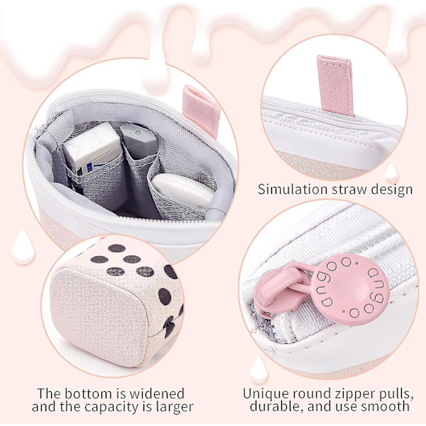 Stående pennfodral Söt Teleskopisk Pennhållare Kawaii Stationery Pouch Makeup Kosmetika Väska För Skolstudenter Kontor Kvinnor Tonåringar Flickor Pojkar (rosa)