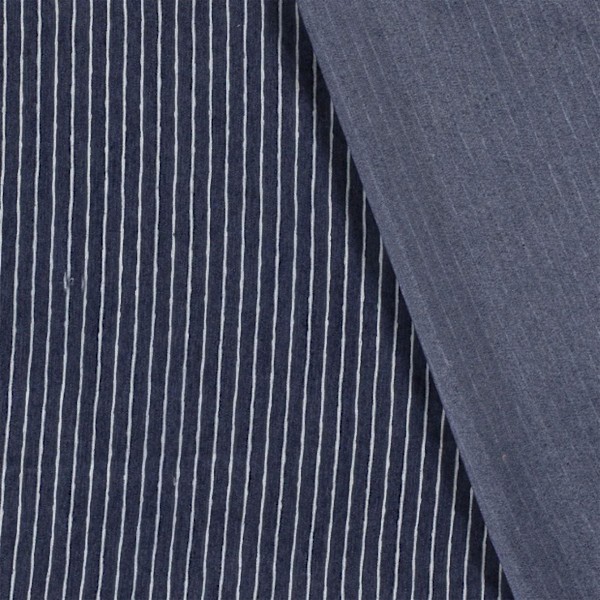 1,45 m stretchigt denimtyg i indigo - per meter