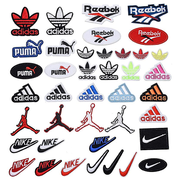 Tilfældige Assorterede Styles Brodererede Patches 40 stk., Sy på/Stryg på Patches, Applikation til Tøj